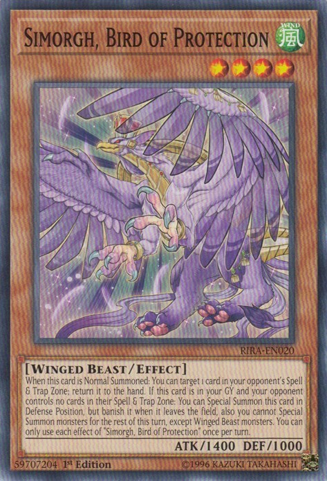 Simorgh, Bird of Protection Card Front