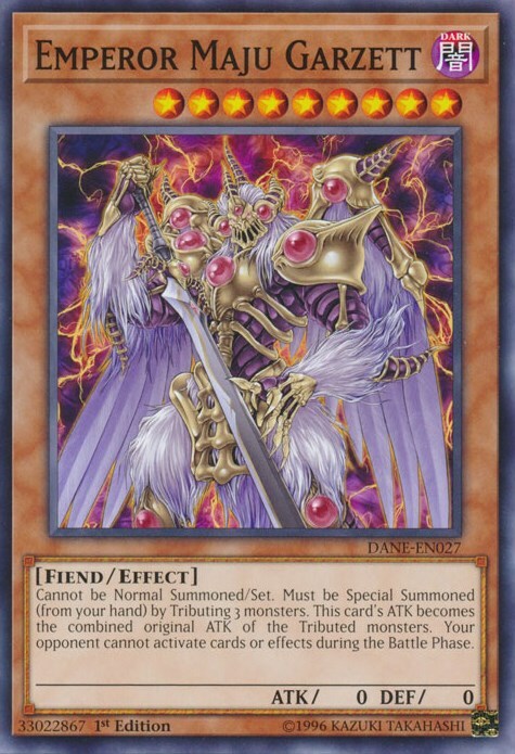 Emperor Maju Garzett Card Front