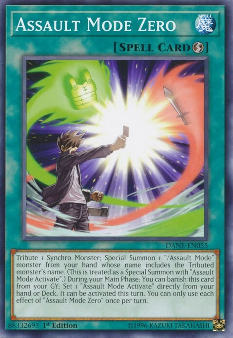 Assault Mode Zero Card Front