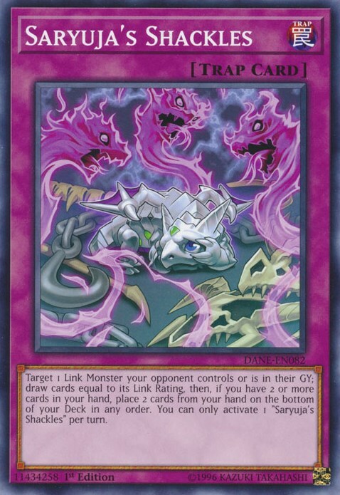 Saryuja's Shackles Card Front