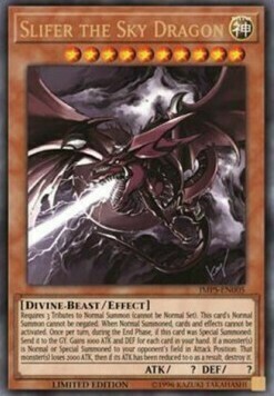 Slifer the Sky Dragon Card Front