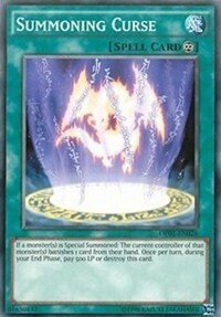 Summoning Curse Card Front