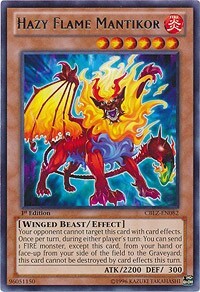 Hazy Flame Mantikor Card Front