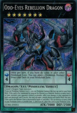 Odd-Eyes Rebellion Dragon Card Front