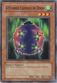 4-Starred Ladybug of Doom Card Front