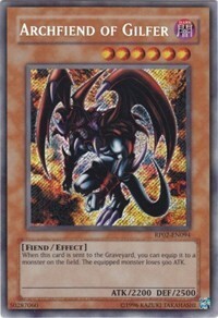 Archfiend of Gilfer Card Front