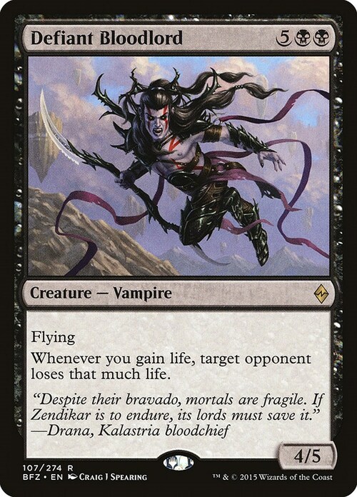 Defiant Bloodlord Card Front