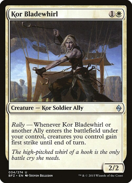 Kor Bladewhirl Card Front