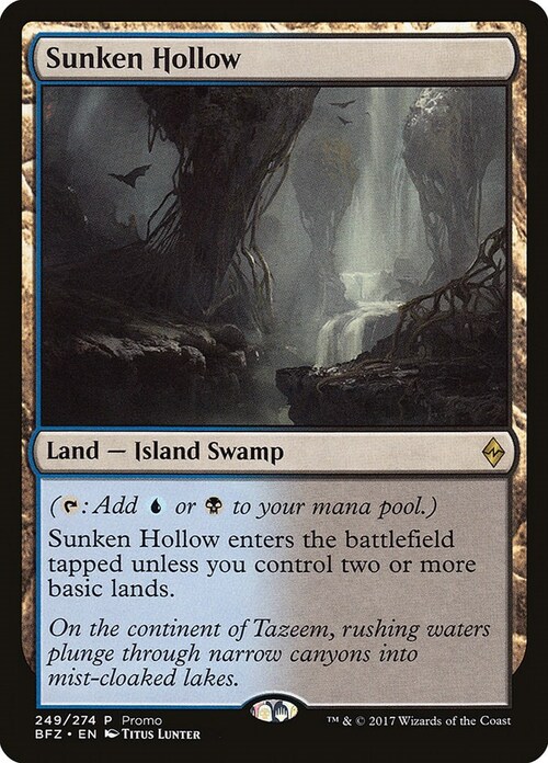 Sunken Hollow Card Front