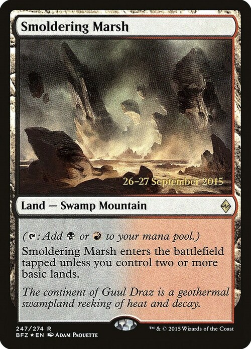 Smoldering Marsh Card Front