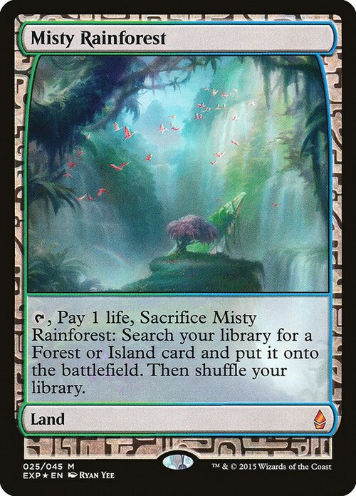 Misty Rainforest Card Front