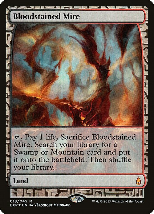 Bloodstained Mire Card Front