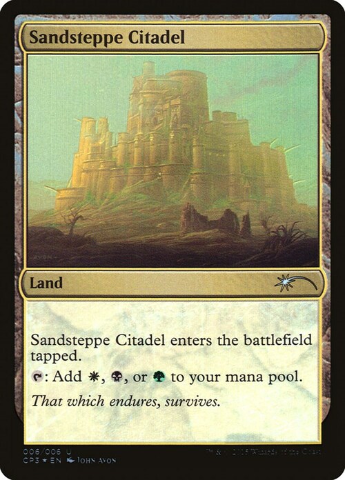 Sandsteppe Citadel Card Front