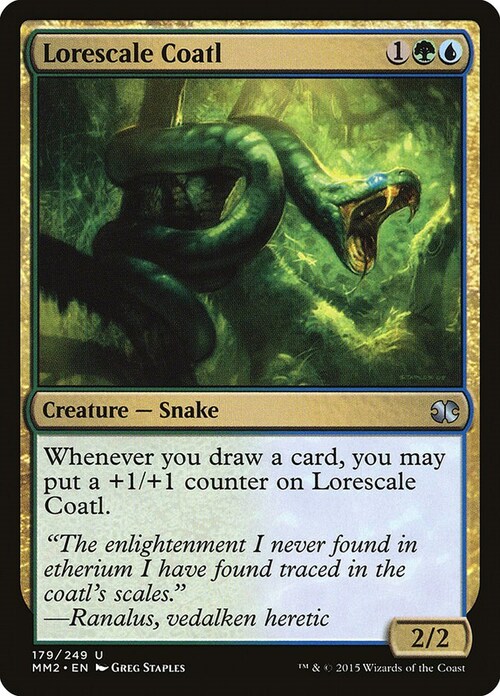 Lorescale Coatl Card Front