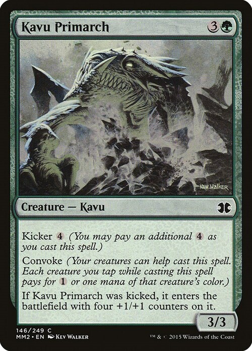 Kavu Primarch Card Front