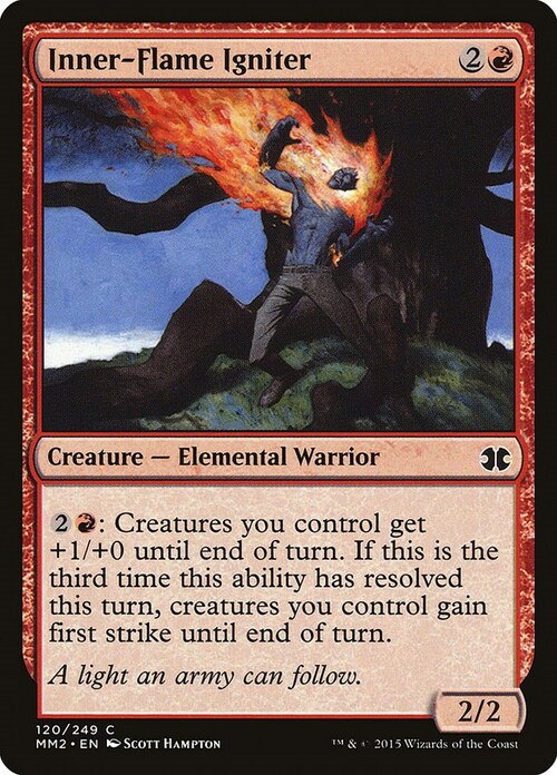 Inner-Flame Igniter Card Front